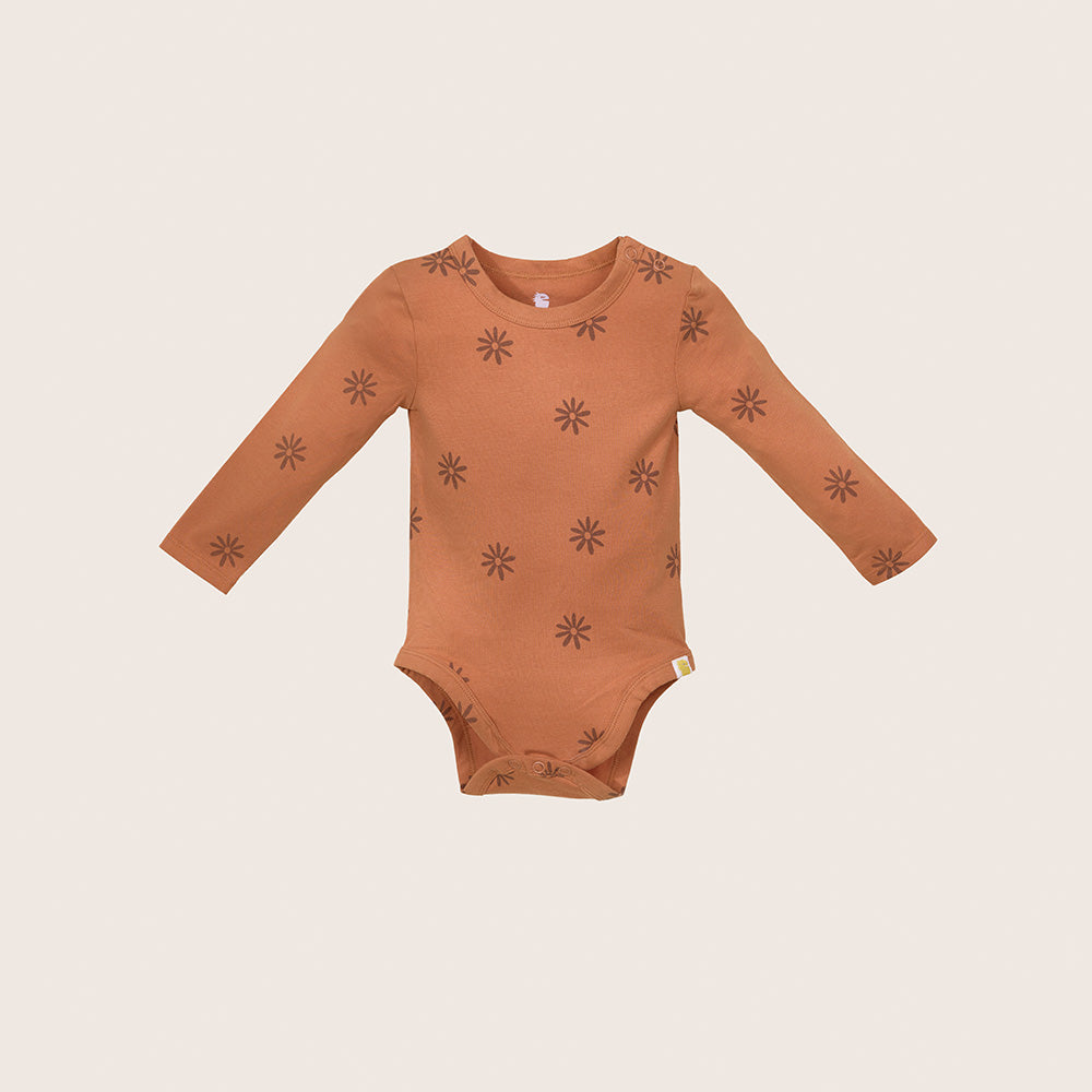 rise little earthling LS Graphic Bodysuit BUHON00 - Sargasso Sea / 12-18m