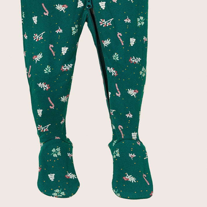 rise little earthling Holiday Sleeper BUHSL00 - Red Stripe / 6-9m - Image 3
