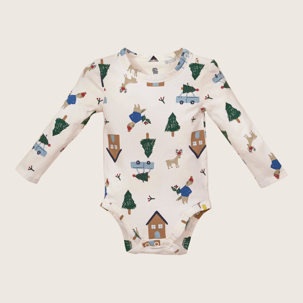 rise little earthling LS Graphic Bodysuit BUHON00 - Sargasso Sea / 12-18m - Image 9