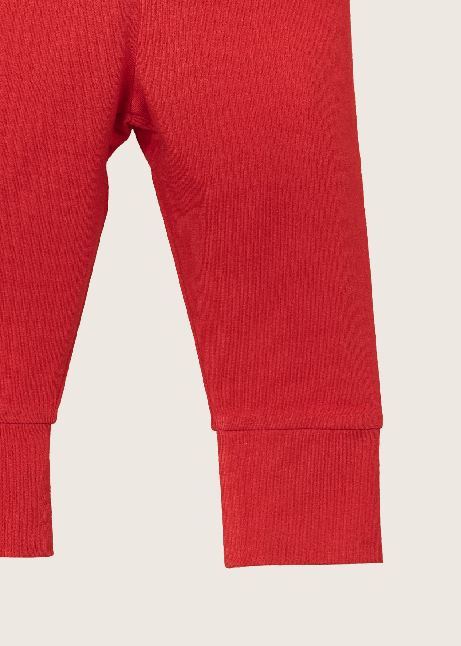 rise little earthling Cuffed Legging BGHKB07 - Red / 6-9m - Image 4