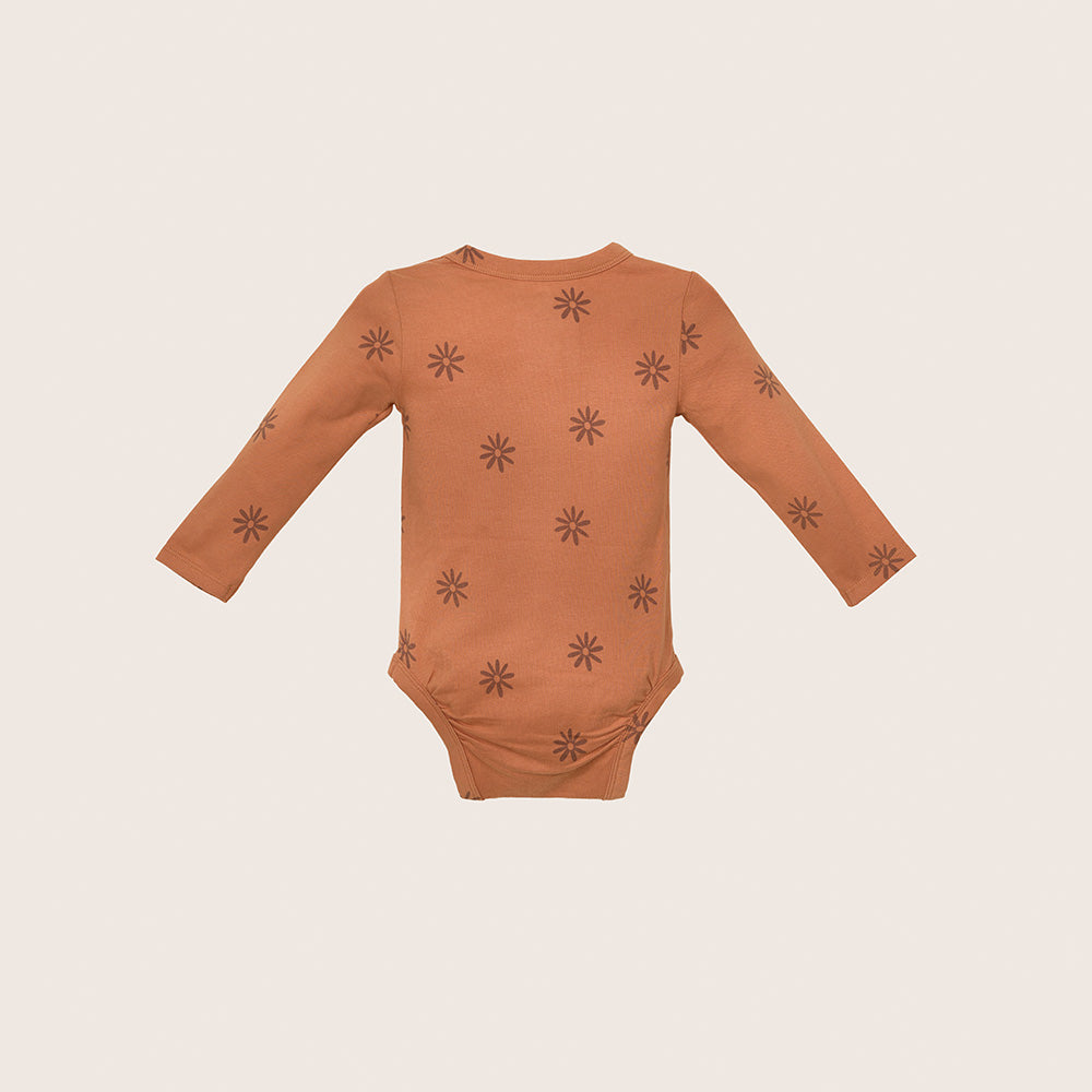 rise little earthling LS Graphic Bodysuit BUHON00 - Sargasso Sea / 12-18m - Image 3
