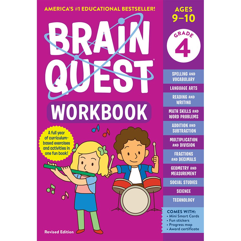 Brain Quest Workbook: 4th Grade Revised Edition
