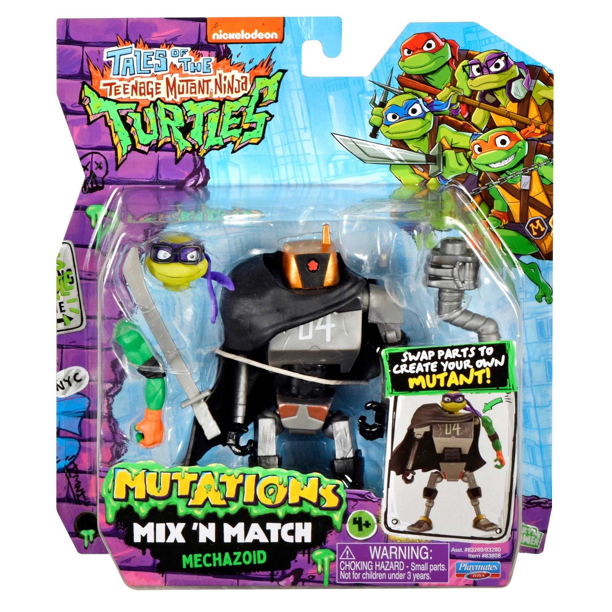 Teenage Mutant Ninja Turtle TV Mix N Match Mechazoid Toy