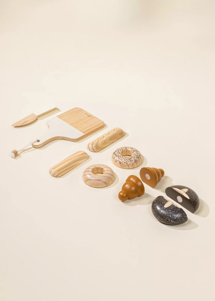 Coco Village Wooden bakery playset Basket - Image 4