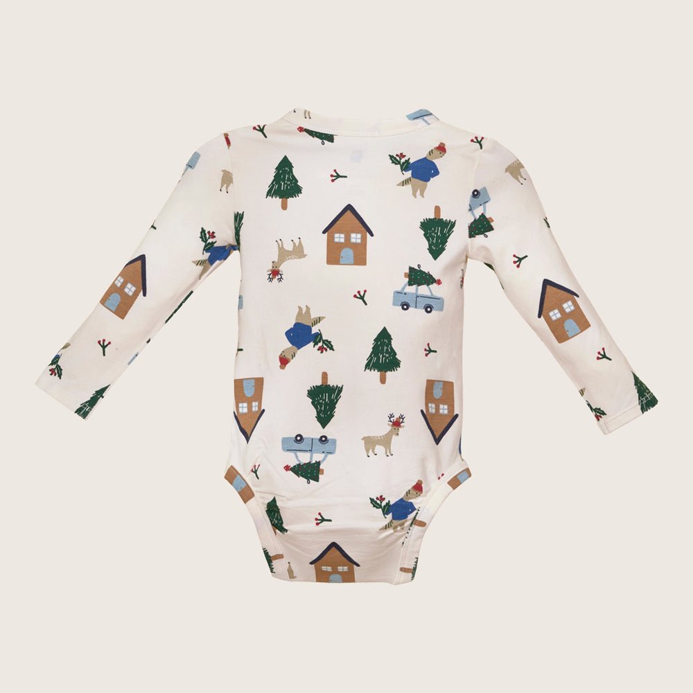 rise little earthling LS Graphic Bodysuit BUHON00 - Sargasso Sea / 12-18m - Image 11