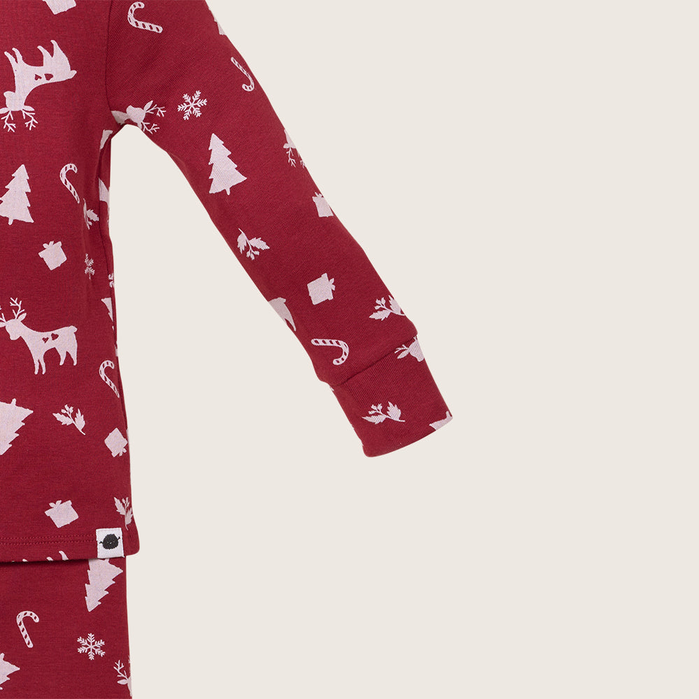 rise little earthling Holiday Sleep Set TGHSL00 - Grey Christmas Tree / 6y - Image 14
