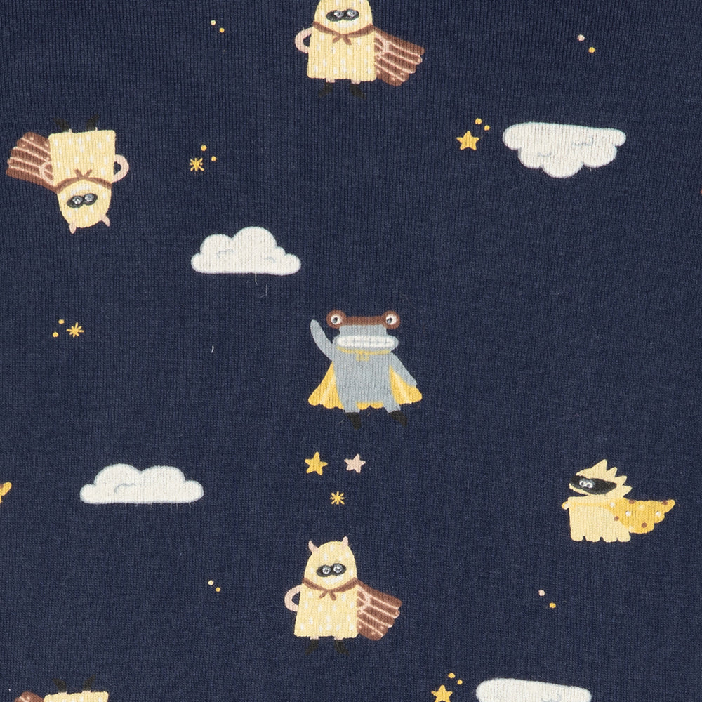 rise little earthling Long Sleeve 2 Piece Sleep Set TGFSL00 - Navy Star Hoppers / 4y - Image 14