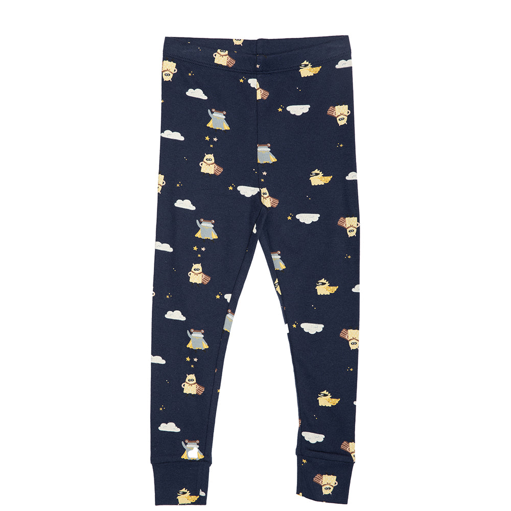 rise little earthling Long Sleeve 2 Piece Sleep Set TGFSL00 - Navy Star Hoppers / 4y - Image 12