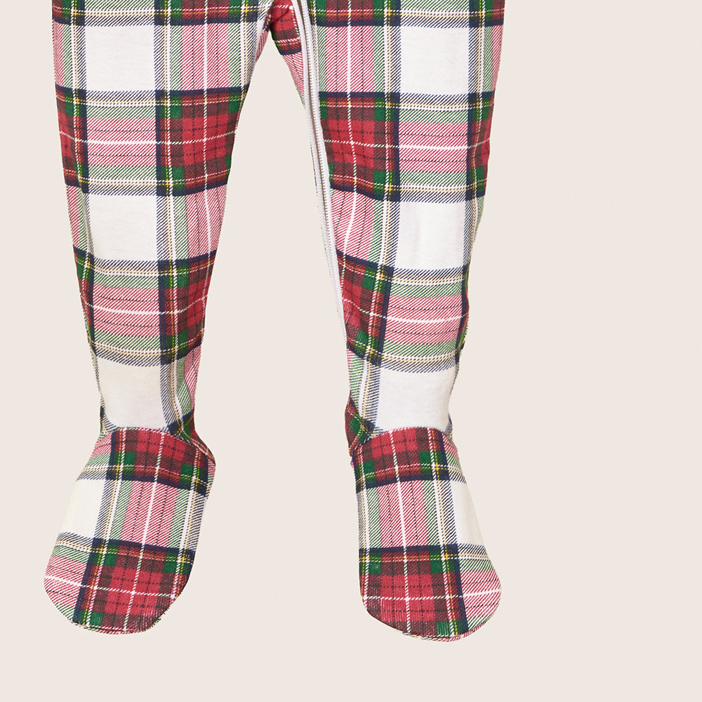 rise little earthling Holiday Sleeper BUHSL00 - Red Stripe / 6-9m - Image 10