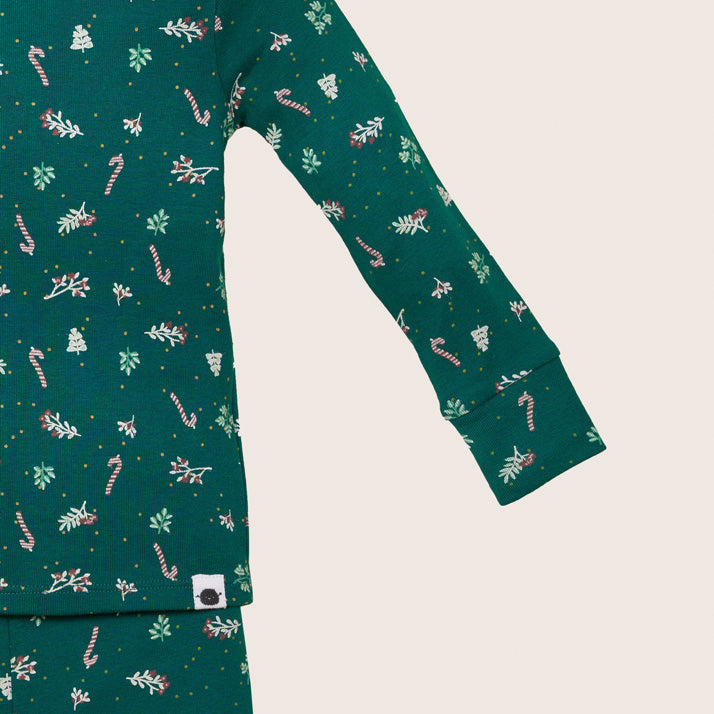rise little earthling Holiday Sleep Set TGHSL00 - Grey Christmas Tree / 6y - Image 5