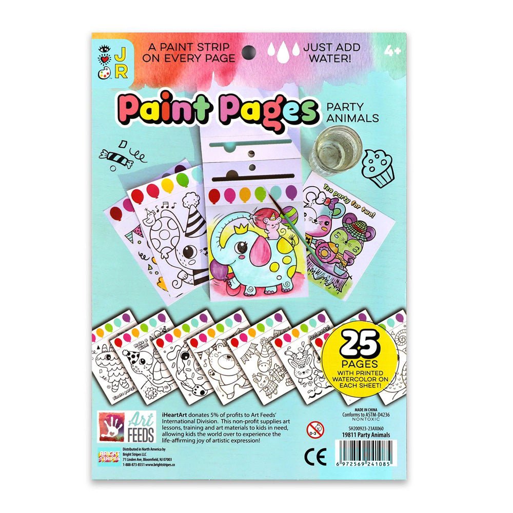 Bright Stripes Paint Pages: Party Animals Brush - Image 5