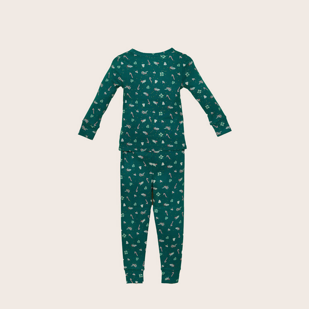 rise little earthling Holiday Sleep Set TGHSL00 - Grey Christmas Tree / 6y - Image 6