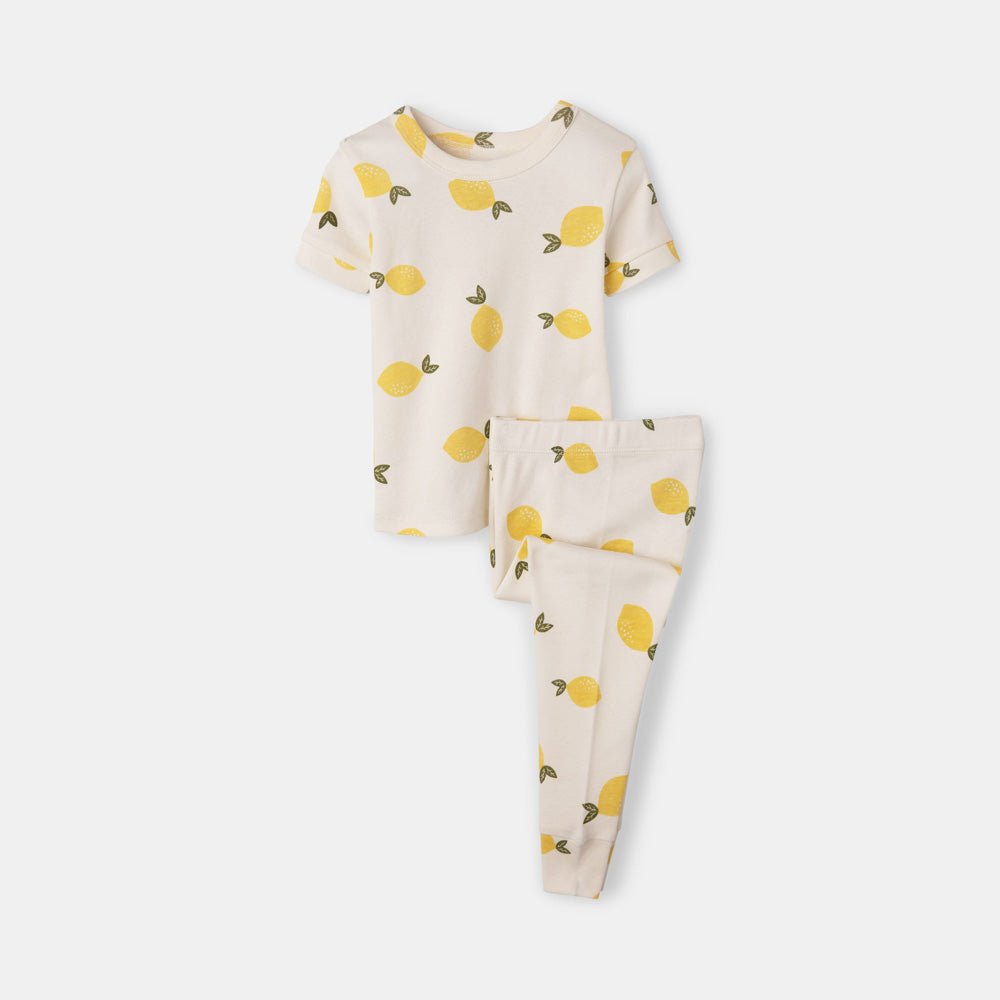 rise little earthling Short Sleeve Sleep Set - Grey Rainbow / 2y - Image 10