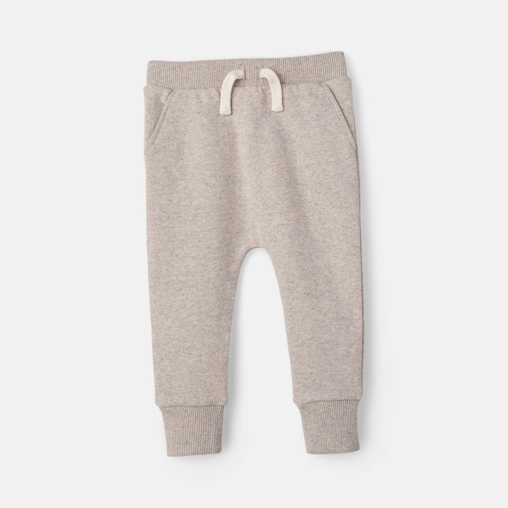 rise little earthling Baby Jogger - Grey Melange / 0-3m