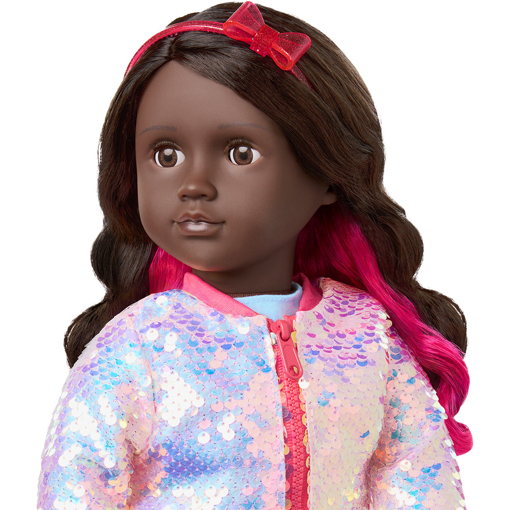 Our Generation OG Shine All Day Sequin Bomber Jacket Outfit Toy - Image 3