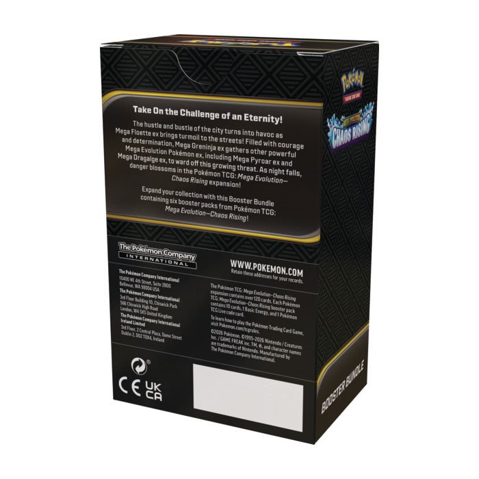 Pokemon Pokémon TCG: Mega Evolution Chaos Rising Booster Bundle I Limit 2 per customer Toy - Image 3