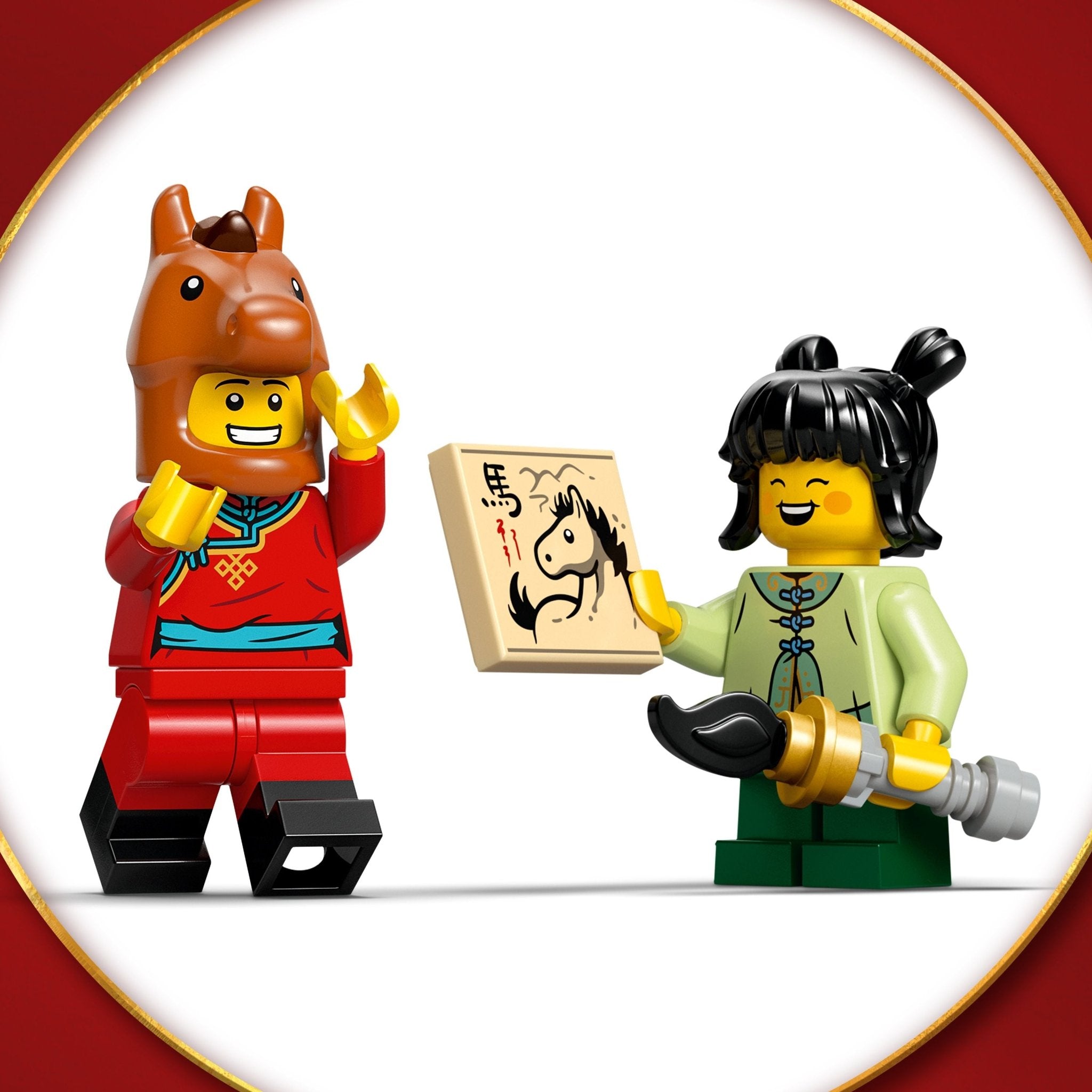 LEGO® Spring Festival Galloping Horse Canvas 80119 Toy - Image 6