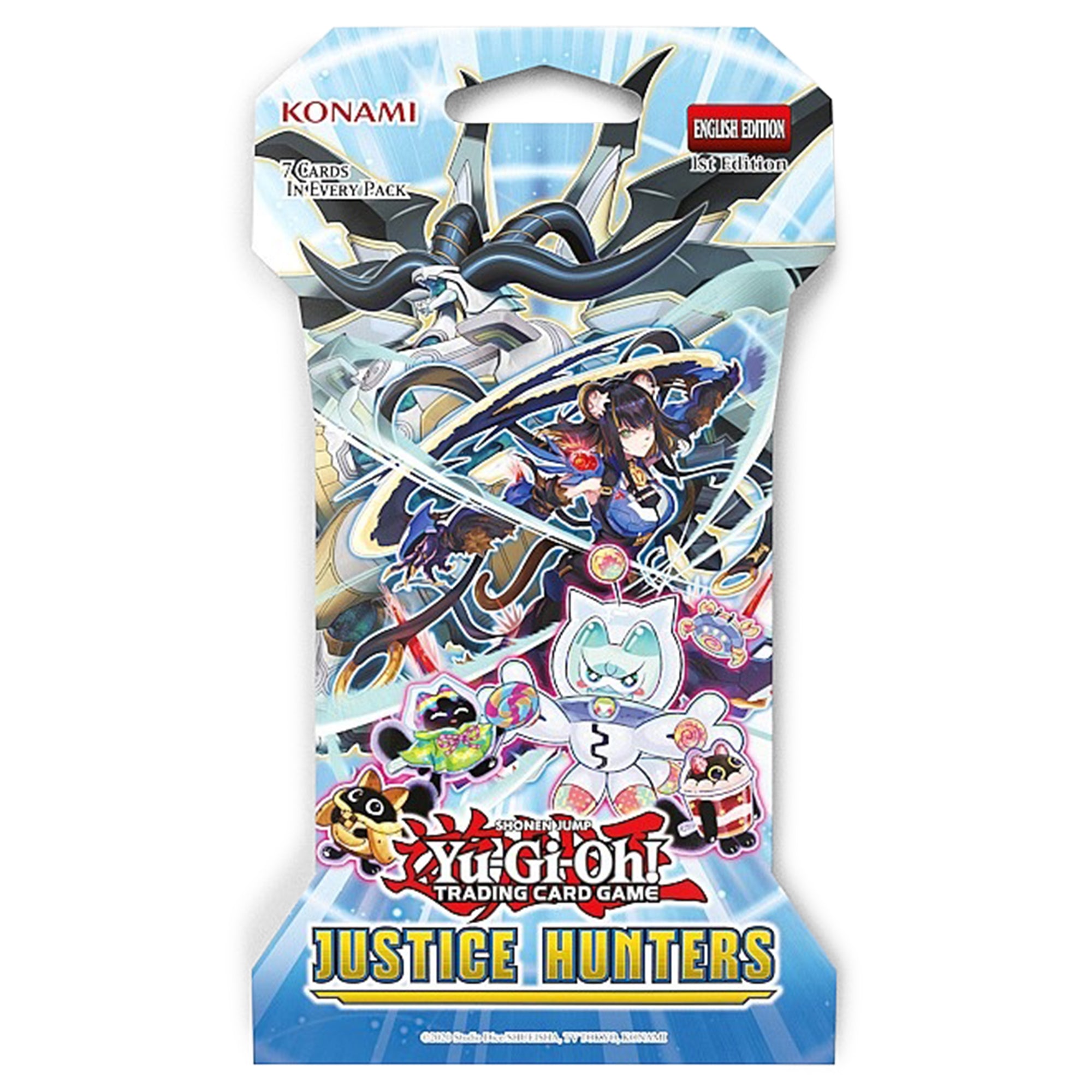 Yugioh Justice Hunters Sleeved Booster Toy - Image 2