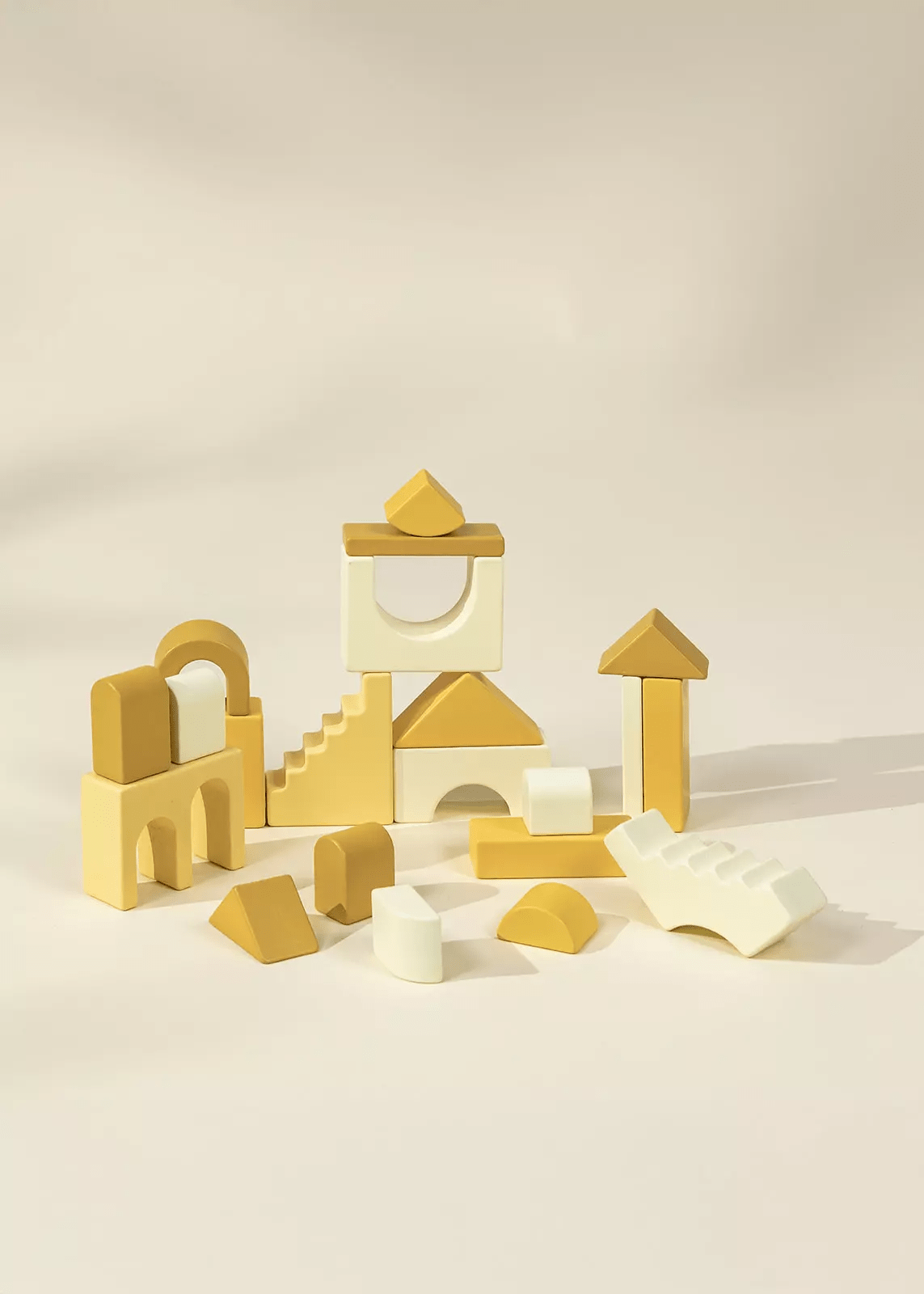 Coco Village Houses Wooden Creative Blocks Set - 21 pcs Puzzle - Image 3