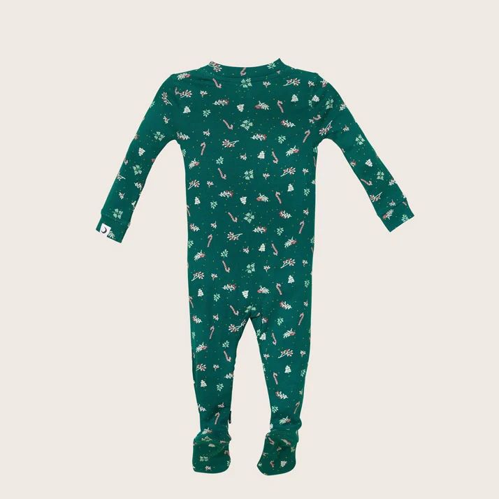 rise little earthling Holiday Sleeper BUHSL00 - Red Stripe / 6-9m - Image 4