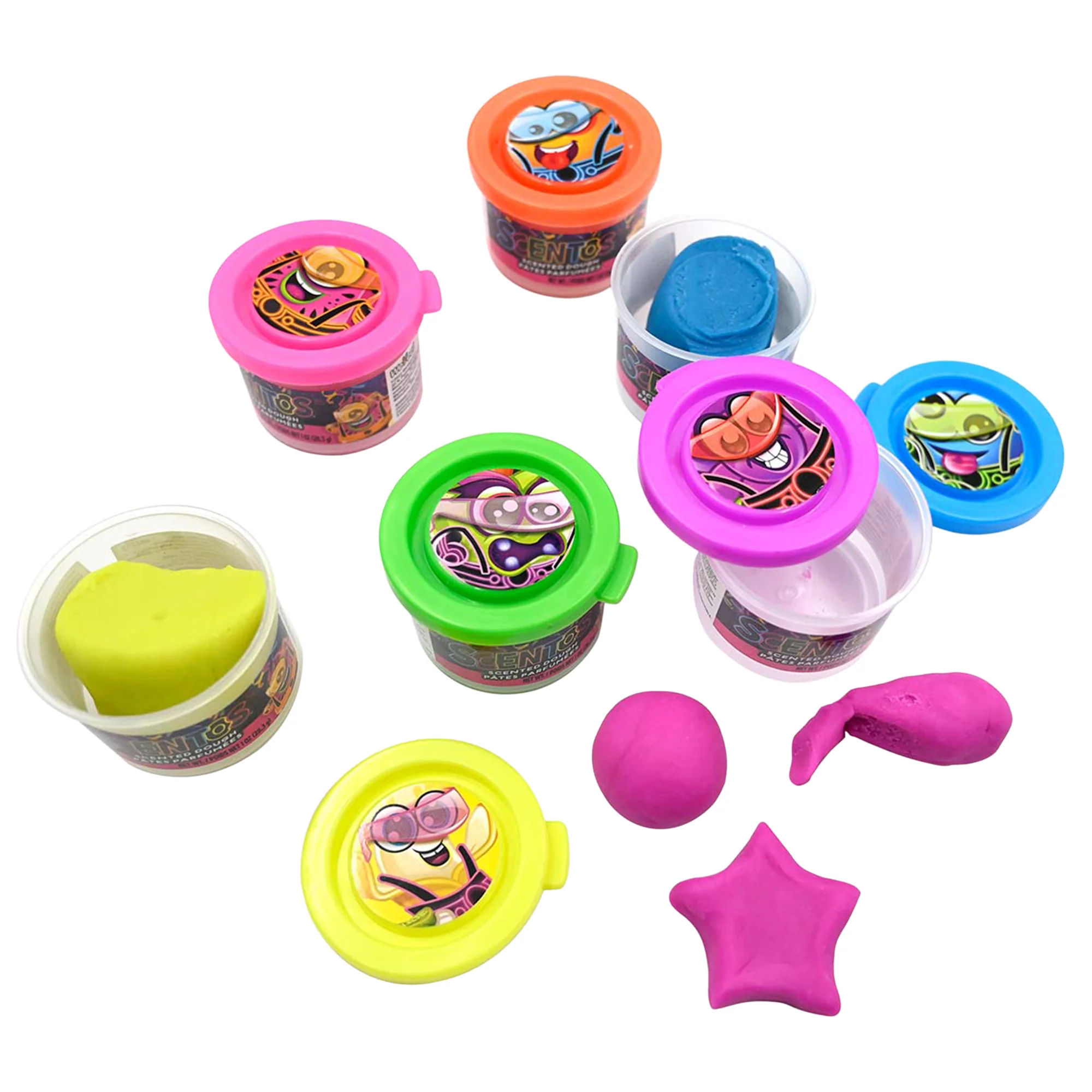 Scentos - Scented Neon Party Pack - Dough Toy - Image 7