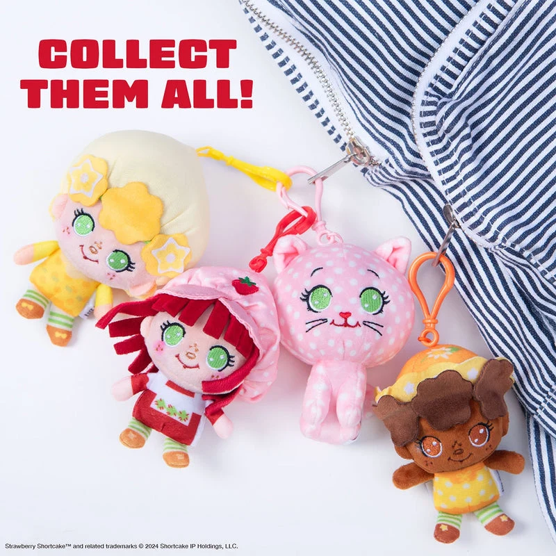 Strawberry Shortcake - Plush Backpack Clips - Custard Toy - Image 3