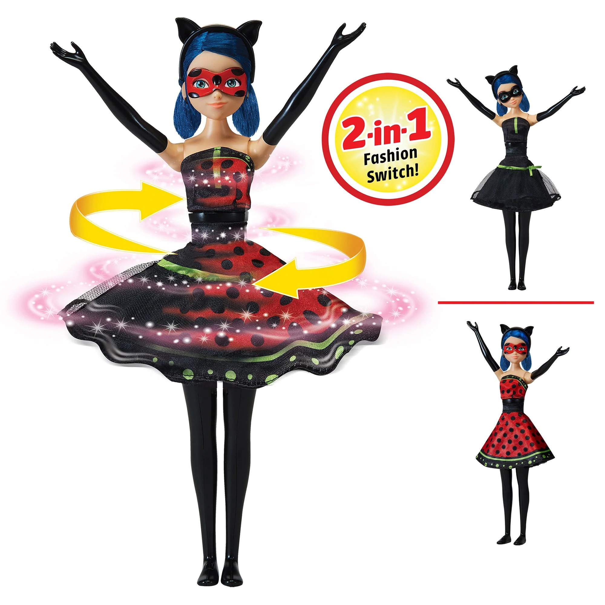 Miraculous Hero Switch Ladybug Toy - Image 2