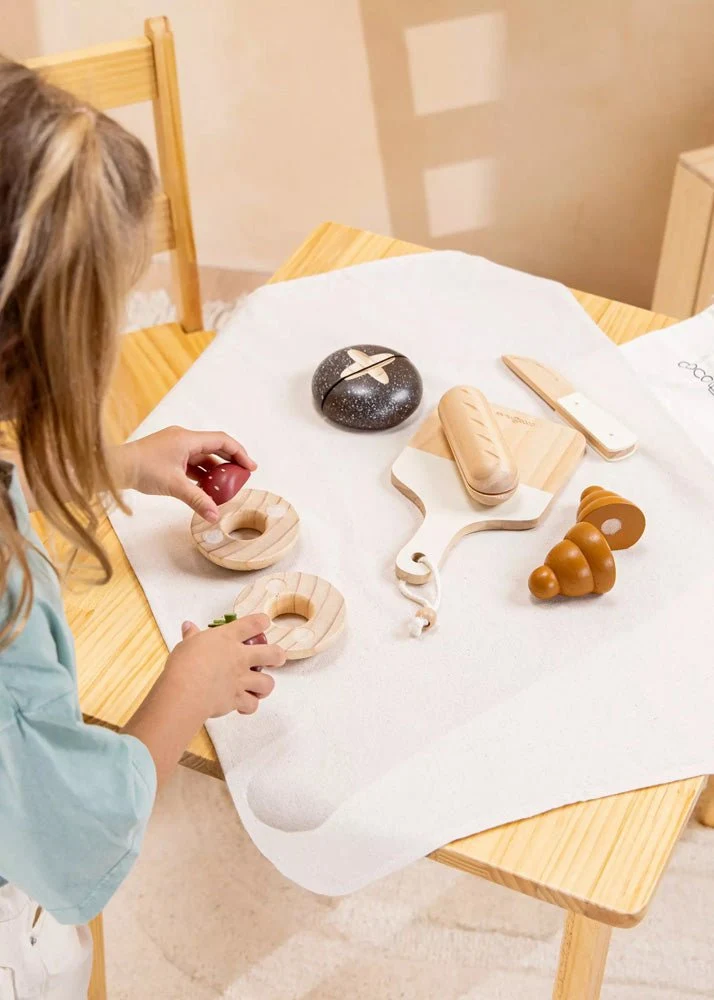 Coco Village Wooden bakery playset Basket - Image 5